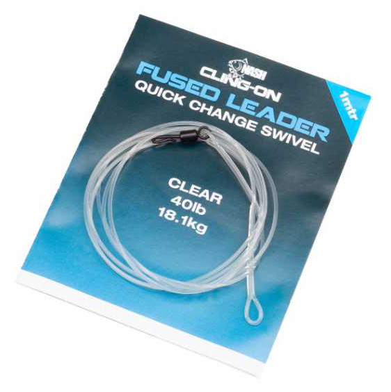 Nash Cling-On Fused Leader 1m - Clear