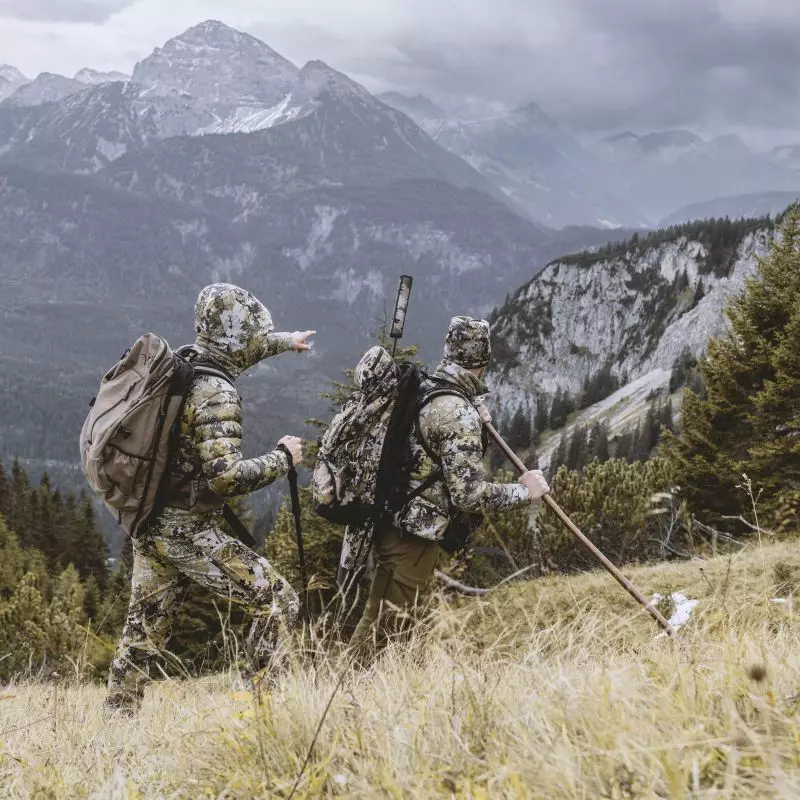 Camouflage Jagdrucksack für die Bergjagd