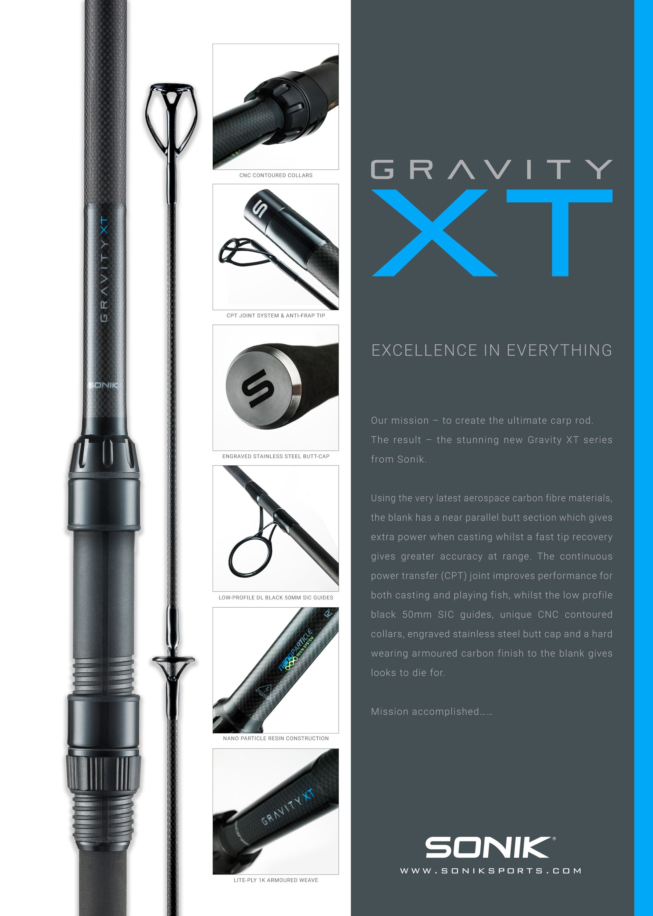 Sonik Gravity XT Karpfenrute Sonik Gravity XT Karpfenrute