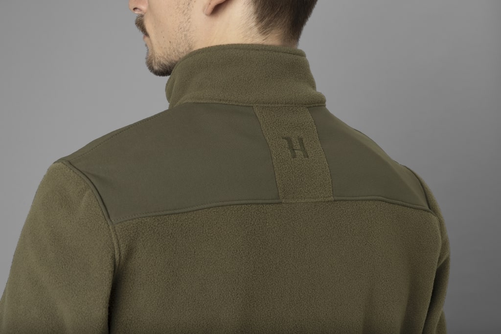 Härkila Fjell Jagdjacke Fleece Grün Rücken
