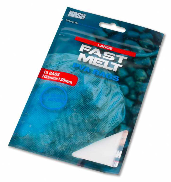 Nash Fast Melt PVA Bags - Large