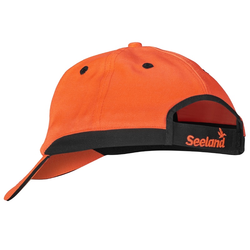 Seeland Hi-Vis Jagdkappe Orange Rückseite