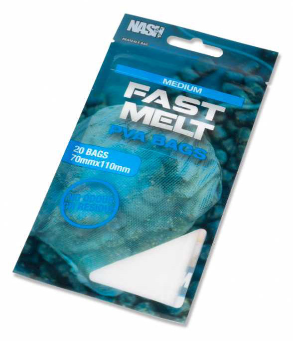 Nash Fast Melt PVA Bags - Medium