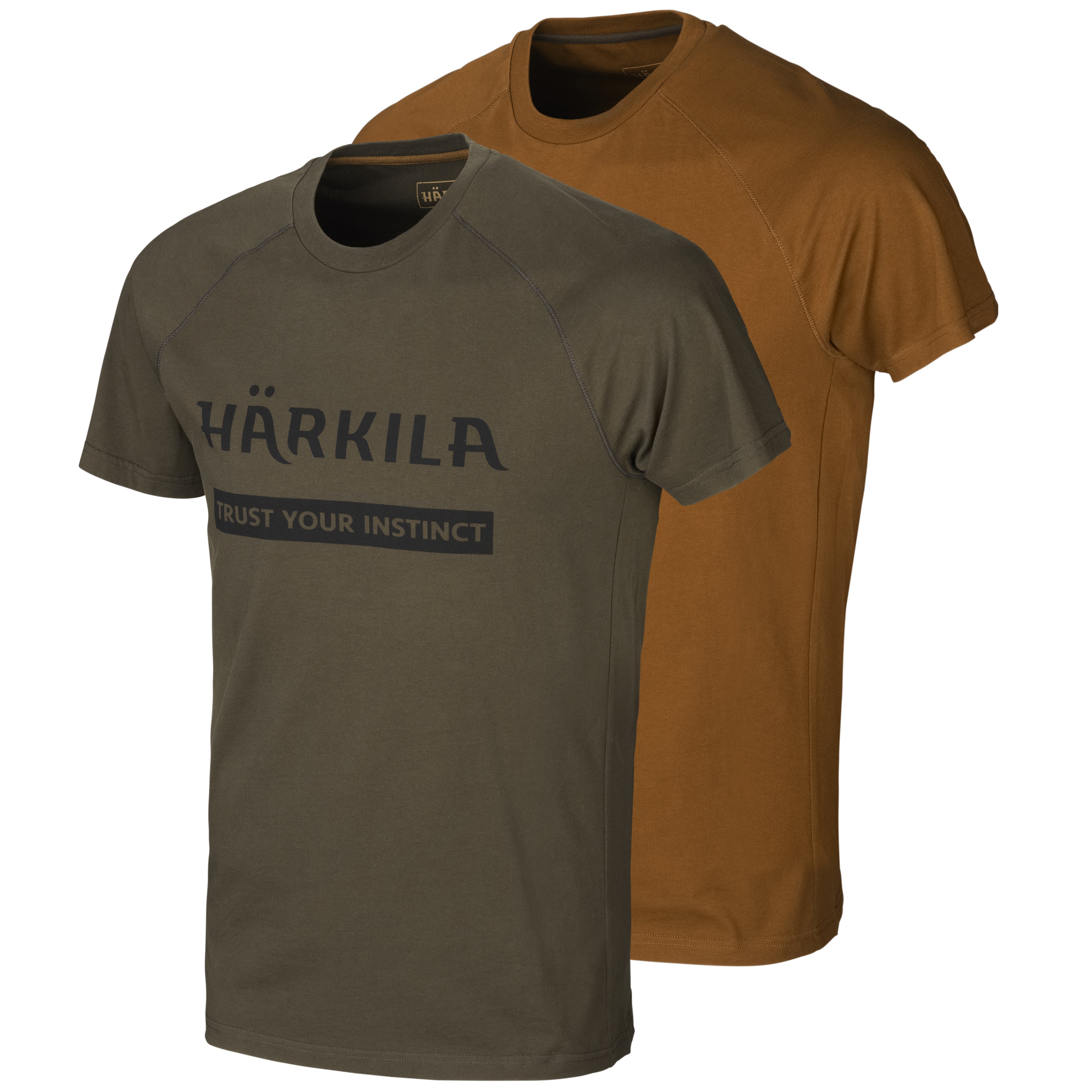 Härkila Logo T-Shirt 2er-pack Orange Vorderansicht