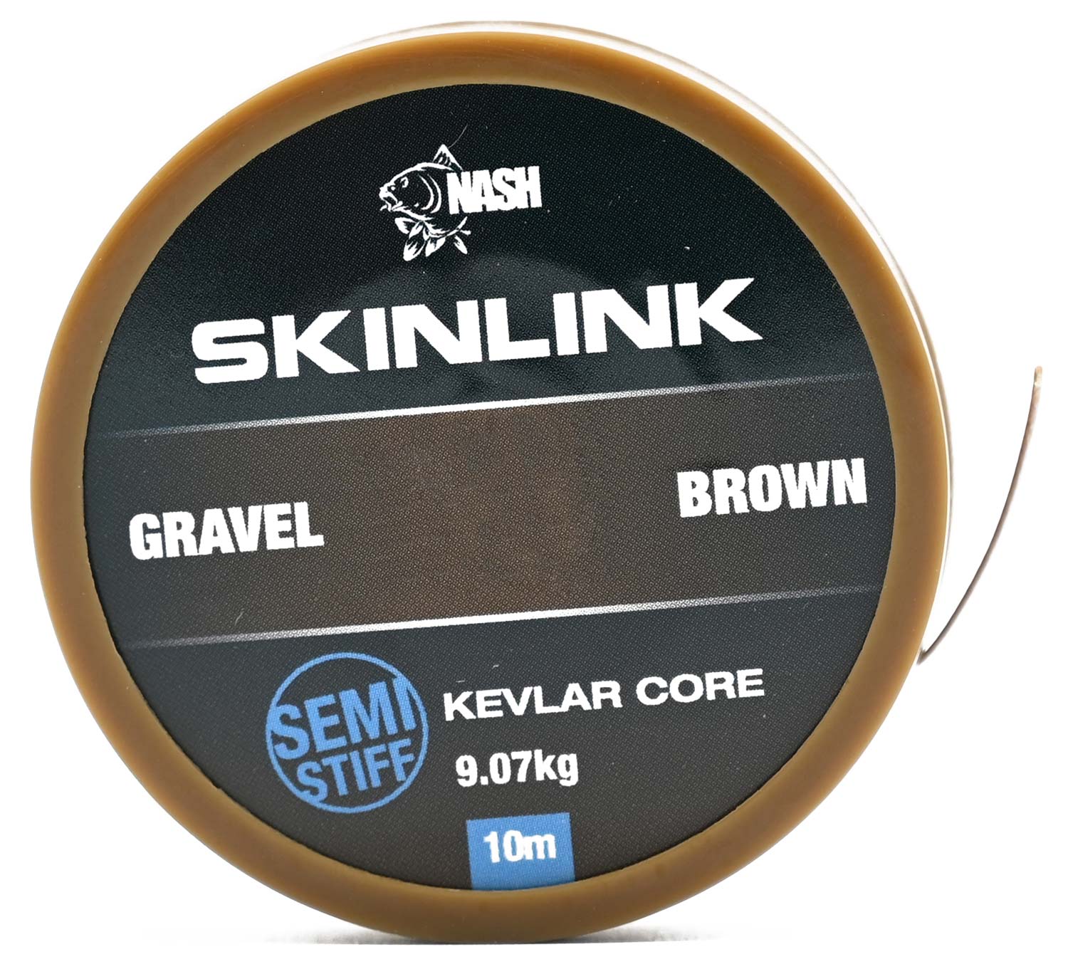 Nash Skinlink Semi Stiff Vorfachmaterial Braun