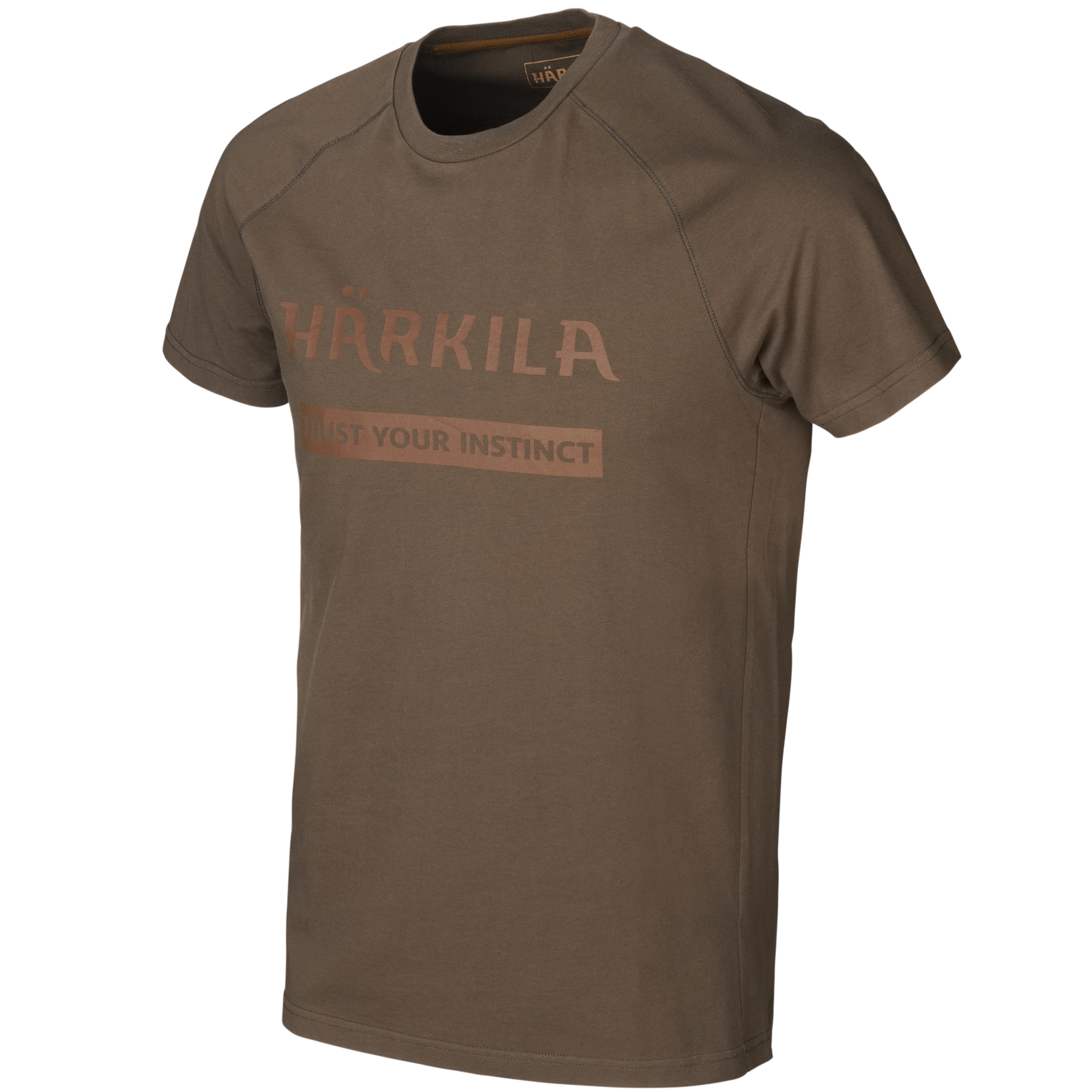 Härkila Logo T-Shirt 2er-pack Braun Einzel Vorderansicht
