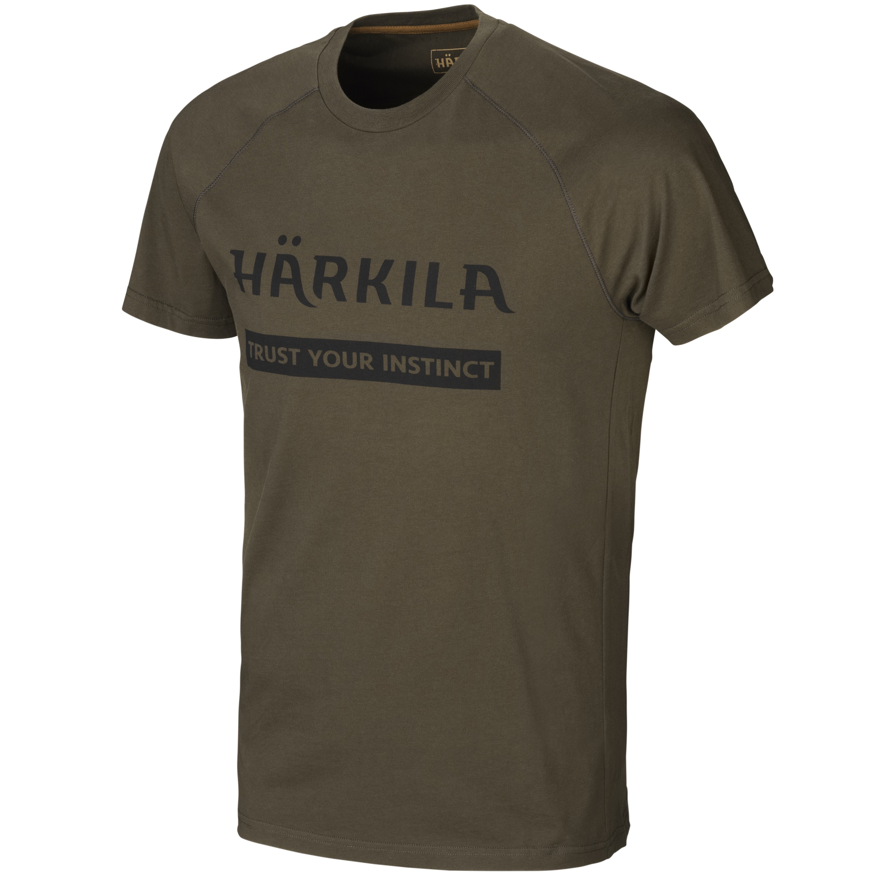 Härkila Logo T-Shirt 2er-pack Oliv Einzel Vorderansicht