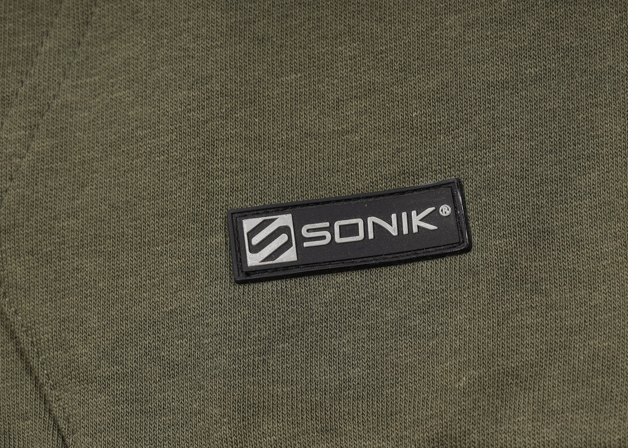 Sonik Hoody Grün Sonik Logo Patch