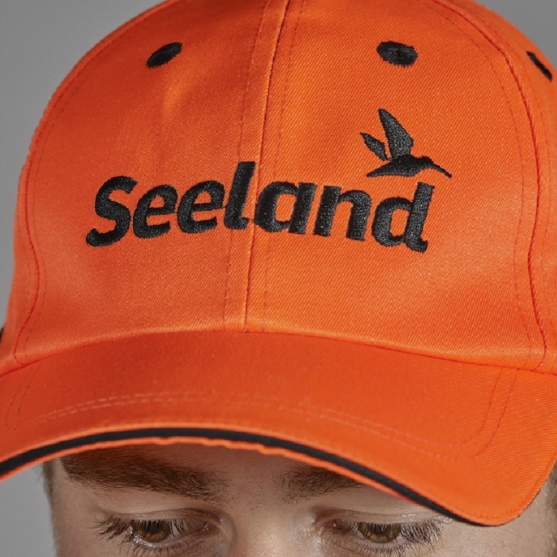 Seeland Hi-Vis Jagdkappe Orange Front