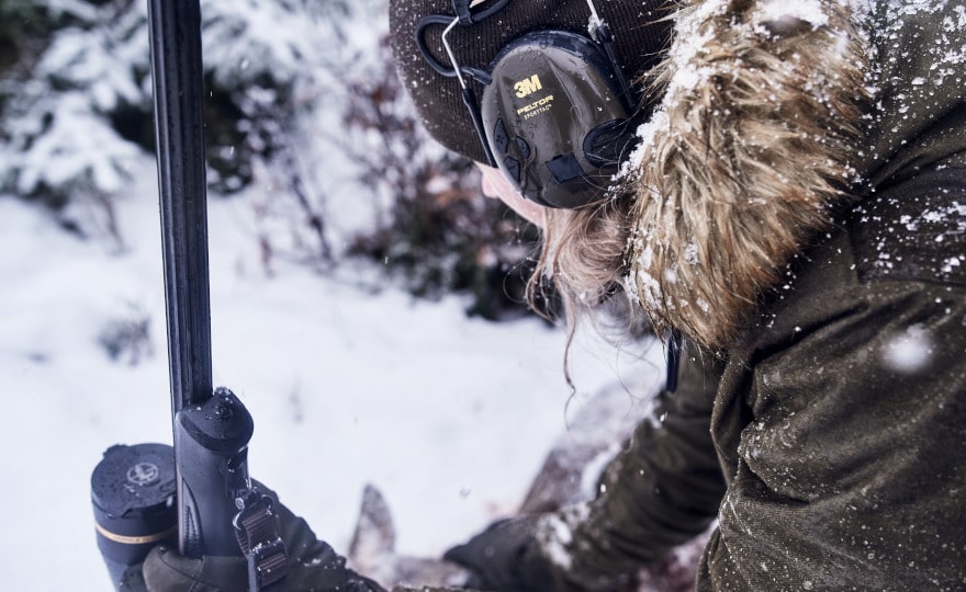Härkila leichte Jagdhandschuhe Lynx für Herren in AXIS MSP® Schießhandschuhe mit Touch Finger mit Tarnmuster Fleecehandschuhe für die Jagd in Camouflage