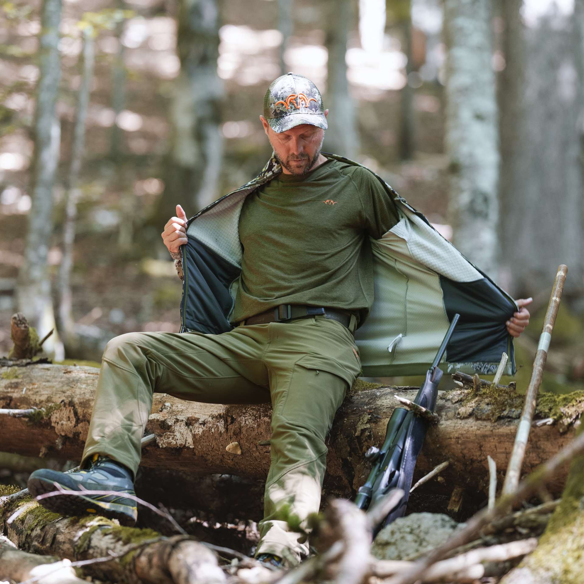Blaser HunTec Trucker Jägerkappe Camo