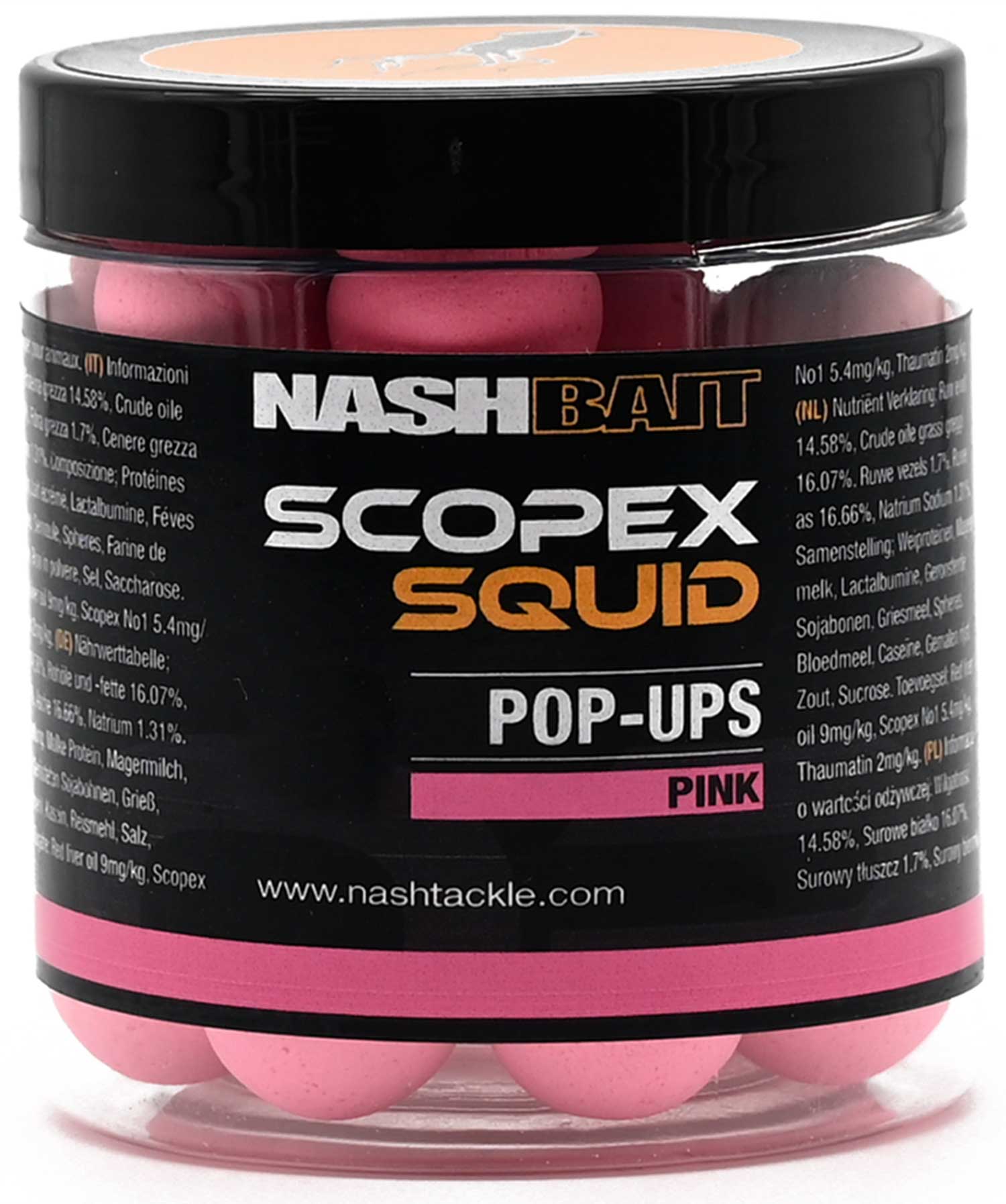 Nash Scopex Squid Pop Ups - Pink