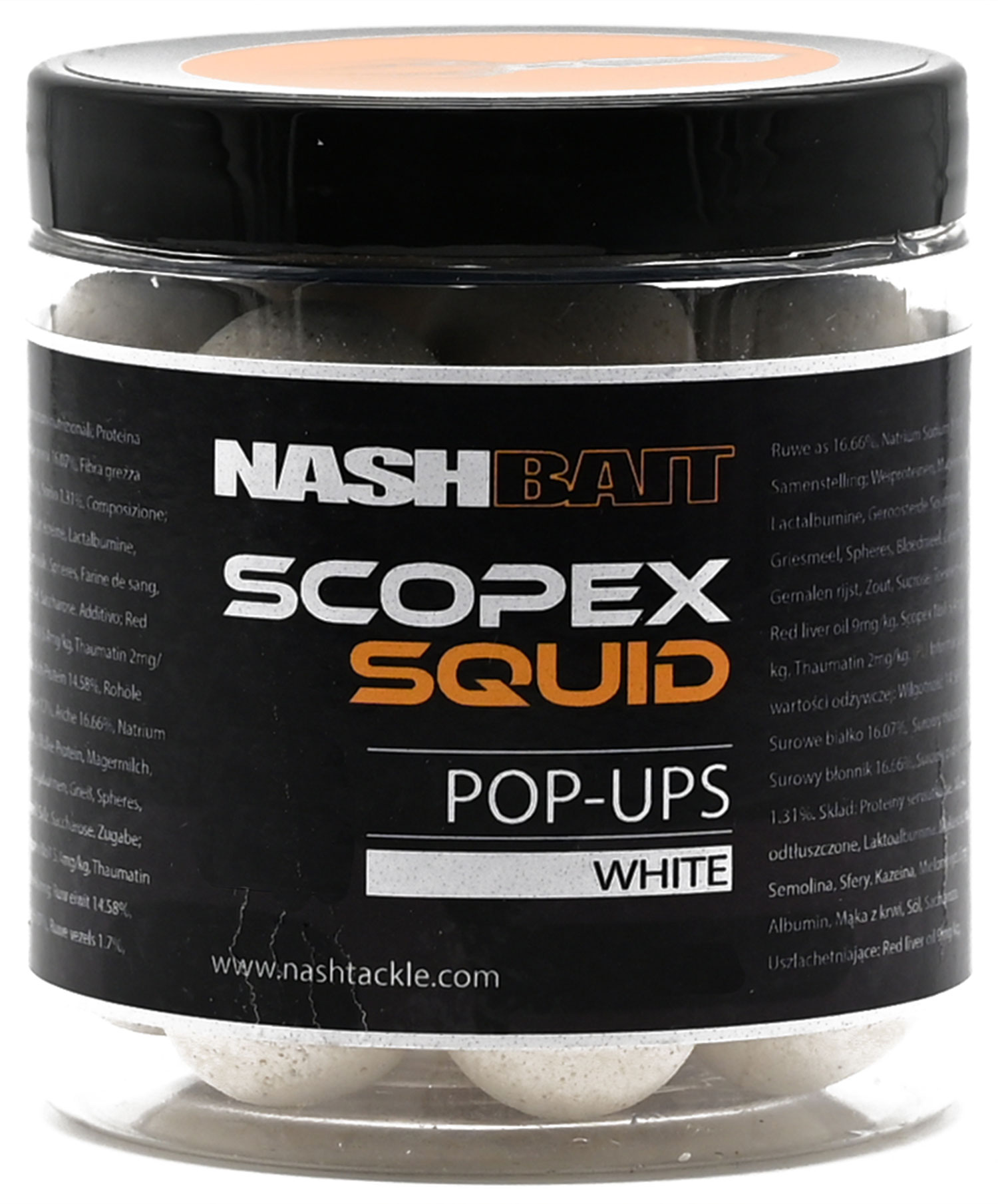 Nash Scopex Squid Pop Ups - Weiß